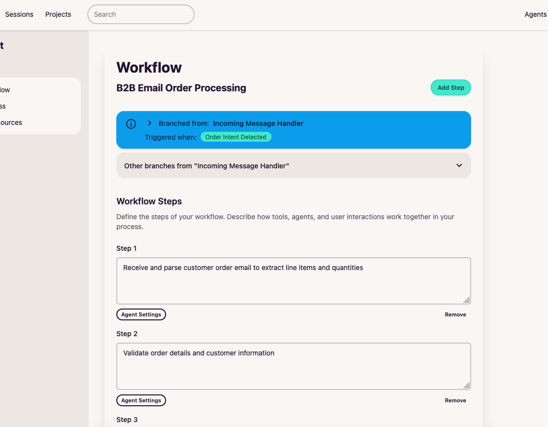 AI agent generates Workflow from business process